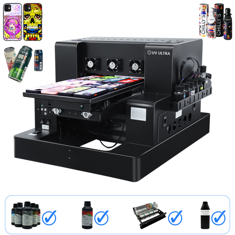 Load image into Gallery viewer, A3 L805 UV Printer With Varnish (Flatbed UV LED Printer) Bundle
