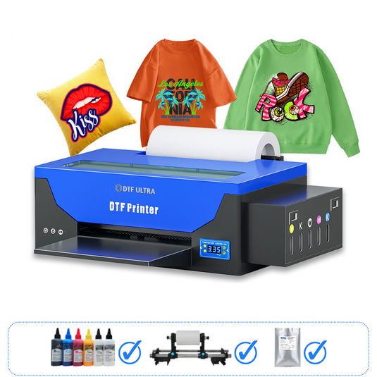 DTF ULTRA A3 R1390 DTF Printer (Direct to Film Printer) Bundle
