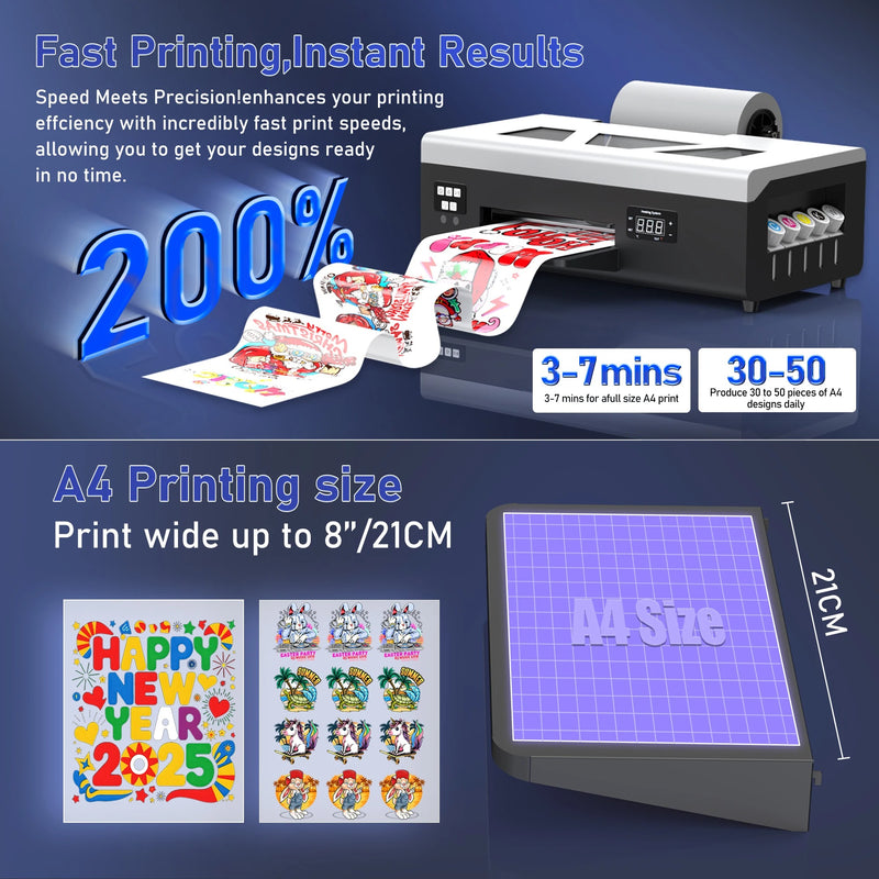 Load image into Gallery viewer, DTF ULTRA A4 L800 DTF Printer (Direct to Film Printer) Bundle
