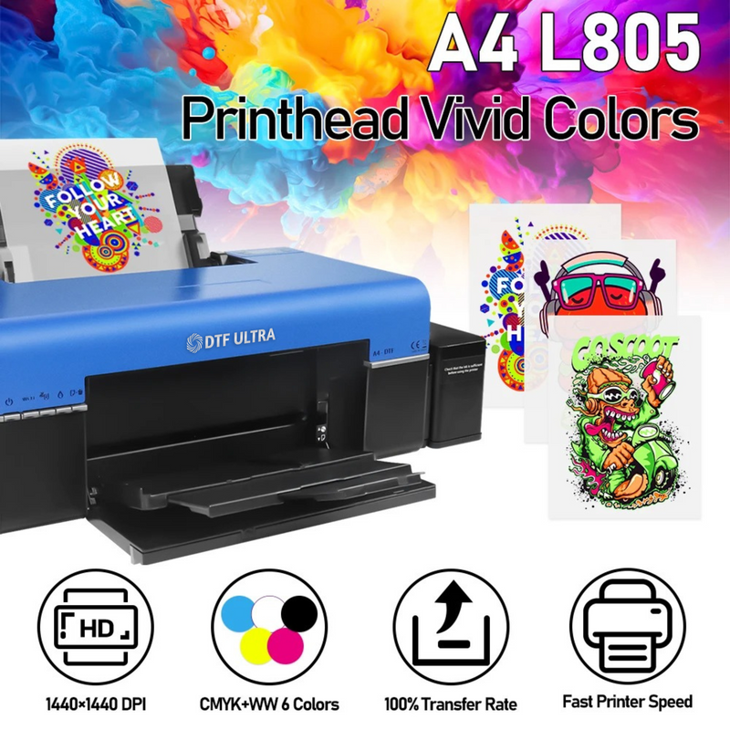 Load image into Gallery viewer, A4 L805 DTF Printer (Direct to Film Printer) Bundle
