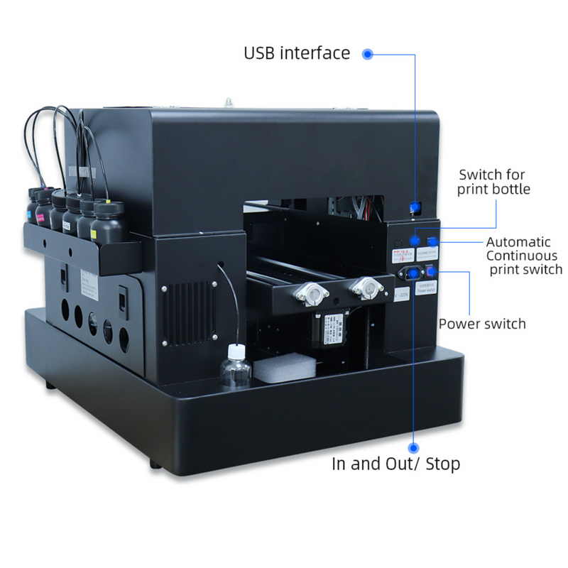 Load image into Gallery viewer, A4 L805 UV Printer With Varnish (Flatbed UV LED Printer) Bundle
