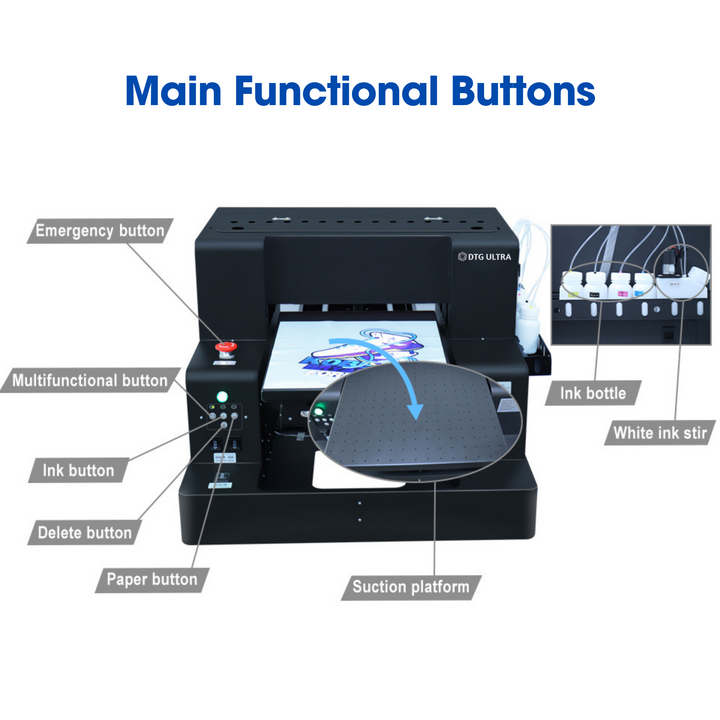 DTG ULTRA A3 L805 DTG Printer (Direct to Garment Printer) Bundle – DTF ...
