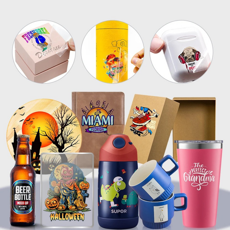 Load image into Gallery viewer, UV DTF Printing Samples for Small Business Print Shop Designers
